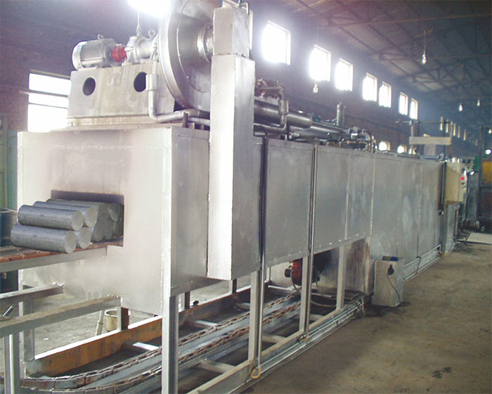 高效節(jié)能鋁棒加熱爐、長棒熱剪爐